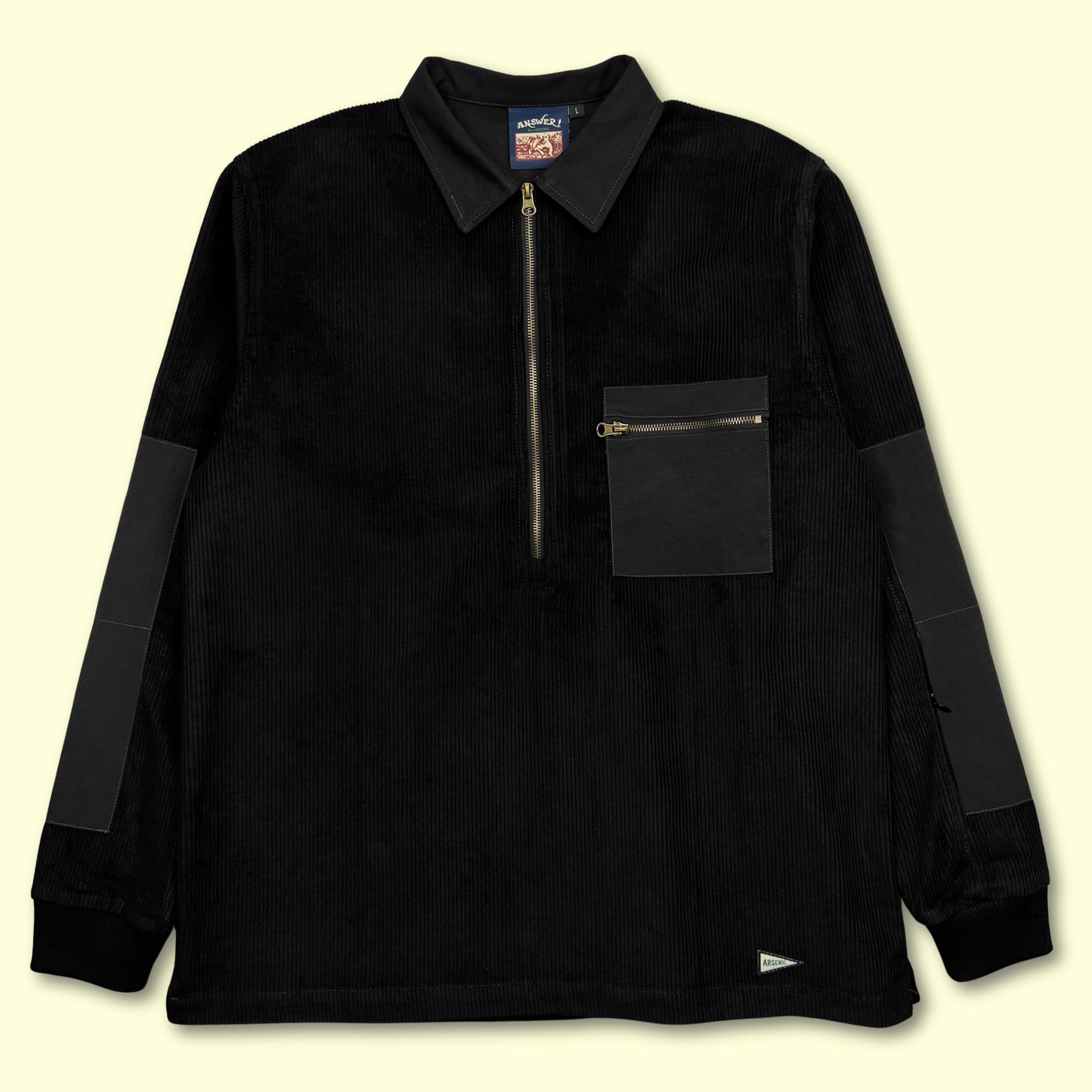 Answer Corduroy Overshirt (Onyx)(XL Only)