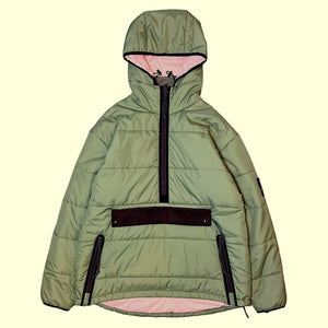 Battle Puffy Anorak (Sage Green) (XL and 2X Only)