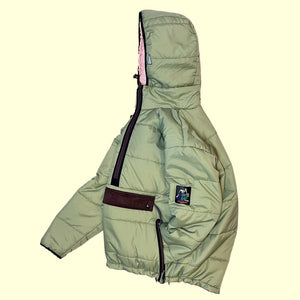 Battle Puffy Anorak (Sage Green) (XL and 2X Only)