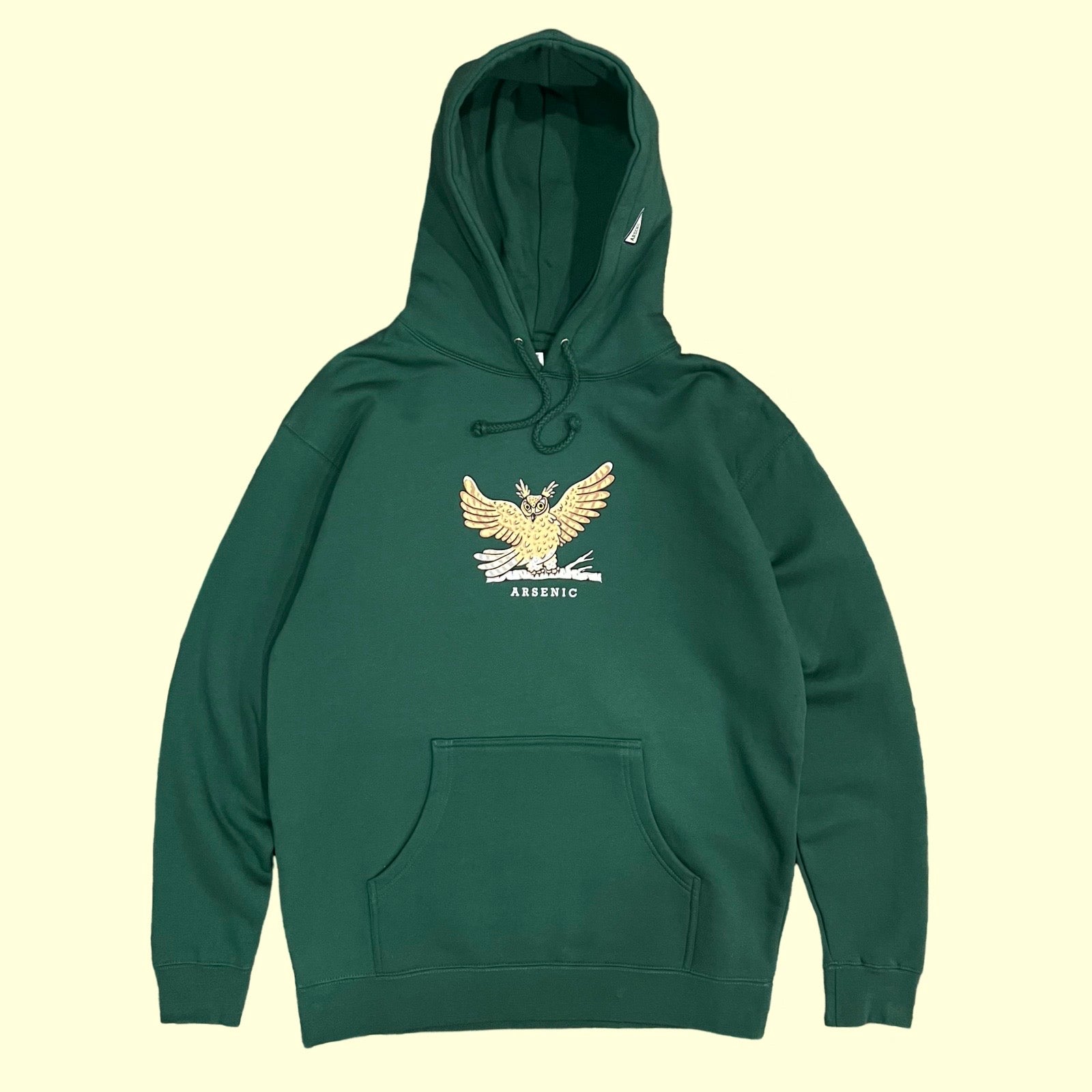 Great-Horned Hooded Sweatshirt (Super Spruce) (XL Only)