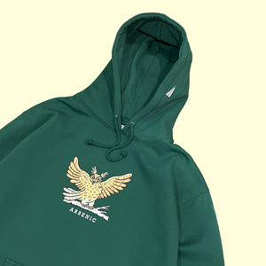 Great-Horned Hooded Sweatshirt (Super Spruce) (XL Only)