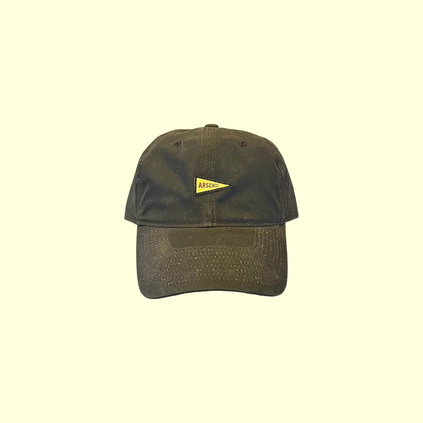 Flag Cap (Waxed Brown)